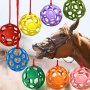 1PC Geometric Silicone Horse Feeding Toy Ball - Ideal Gift For Christmas Fun And Engaging Hay Feeder For Horses Goats And Cows