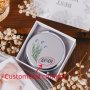 Elegant Personalized Compact Mirror - Stainless Steel Perfect For Weddings & Hen Parties - Unique Pocket Makeup Accessory