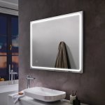 Mia Illuminated LED Bathroom Mirror With Defogger 4 Sizes - 80CM X 150CM