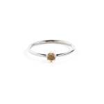 The Portal Ring With Citrine In Silver - K1 2