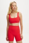 Cotton On Reform Rib Crop - Raspberry
