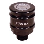 Nozzle 3 4" Flush Face Evac Black