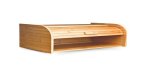 Premium Bamboo Bread Bin