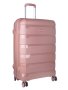 Voyager Pacific Large 75cm Wheel Trolley Case Pink