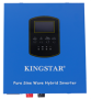 Kingstar 1500VA  Pure Sine Wave 12V Inverter- Off-grid Solar Inverter Built-in Pwm 30A Solar Charger Controller 1200W Rated Power Input 230VAC 50/60HZ Output