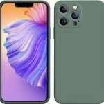 Liquid Silicone Soft Protective Phone Cover Compatible With Iphone 13 Pro Max - Emerald Green