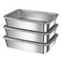 3 Piece Stainless Steel Leak Proof Food Storage Containers