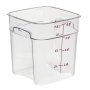 Square Polycarbonate Storage Container Clear 8 Ltr - SCS4007-C