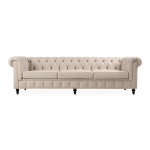 @home Madison 4 Seater Couch Luxguard Sesame