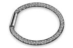 DESTINY Black Mesh Bracelet Embellished With Swarovski Crystals