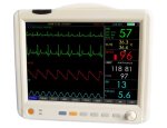 JR2000D Patient Monitor With NIBP PR SPO2 TEMP RESP ECG ETC02 12" Screen