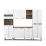 Versa Kitchen Set UK Oak + Snow White