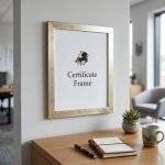 A3 Wall-mount Certificate Display Frame - White