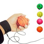 Bounce Ball On Elastic With Strap Assorted