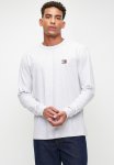 Tommy Hilfiger Tjm Reg Badge Ls Tee - Silver Grey