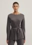 Satin Boat Neck Top