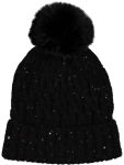 Sequin Beanie With Pom-pom - One Size Assorted