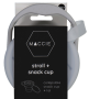 Collapsible Snack Cup+lid - Sage Grey