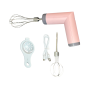 Versatile USB Rechargeable Pink Whisk