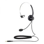 Calltel T800 Mono-ear Noise-cancelling Headset – Single 3.5MM Jack