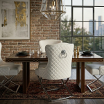 Diamond Tufted Luxe Dining Chair