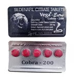 Cobra Vega 200MG Red 5 Tablets