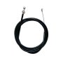 Brake Cable Universal Rear Black 1500MM
