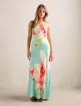 Estelle Satin Strapless Maxi Dress - 16 Capella Floral