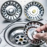1 2 3PCS Stainless Steel Kitchen Sink Strainer Stopper Waste Plug Sink Filtre Lavabo Bathroom Hair Colanders Cocina Filter