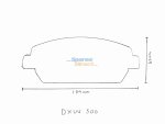 Optima Brake Pads Front For Mahindra Xuv 500
