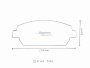Optima Brake Pads Front For Mahindra Xuv 500
