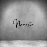 Namaste - L 450MM Matt Silver Font 3