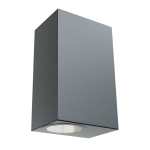 Omni Square Outdoor Wall Light Black