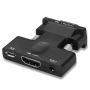 USB Powered HDMI Female To Vga Male Converter With Audio Output