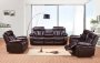 Gof Furniture Nobel Reclining Sofa With USB Port Brown