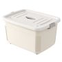 Stackable Plastic Storage Box With Wheels