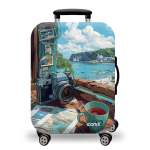 Printed Luggage Protector Cover - Scenic Window Travel - Xlarge