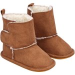 Made 4 Baby Boys Brown Boot Hard Sole 12-18M