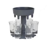 6 Shot Glass Dispenser Rack