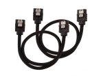 Corsair Premium Sleeved Sata 6GBPS 30CM Cable ? Black