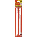 Tork Craft Sabre Saw Blade 300 X 2.5MM 10TPI Wood Metal Pvc Al 2PC
