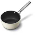 Smeg 20CM Matt Cream Non-stick Saucepan - SPF2012CRM