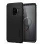 Spigen Samsung Galaxy S9 Premium Thin Fit 360 Case With Tempered Glass Protector Black