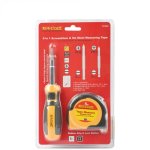 Tork Craft Screwdriver 6 In 1 & 5M Measuring Tape