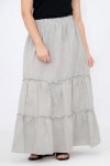 Ladies Tiered Maxi Skirt