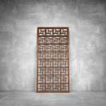 Laser Cut Screen - Design 123 - 2000 X 1000 X 20 Rust Coat Indoor