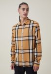 Cotton On Boston Long Sleeve Shirt - Mustard Big Check