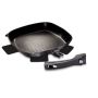 28CM Marble Coating Detachable Handle Grill Pan - Carbon Pro