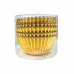 Goldair Gold Pvc Cupcake Casings Pack Of 80