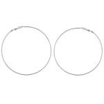 Silver Super Hoop Earrings